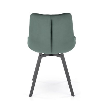 Обеденный стул поворотный Halmar K519 Темно-зеленый V-CH-K/519-KR-C.ZIELONY фото - 6
