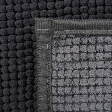 Килимок для ванної Homla JON 50x70 см Чорний - 2 Килимок для ванної Homla JON 50x70 см Чорний 213518 фото - 2