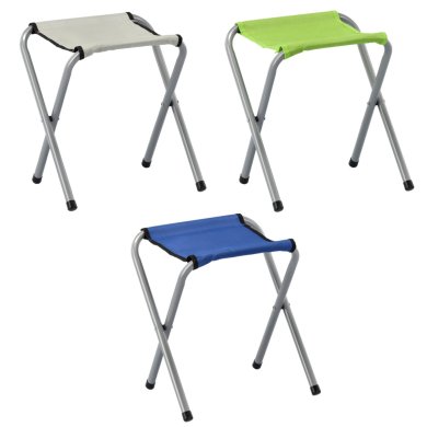 Складаний садовий табурет Garden Line Білий OXE3255-bel фото - 2