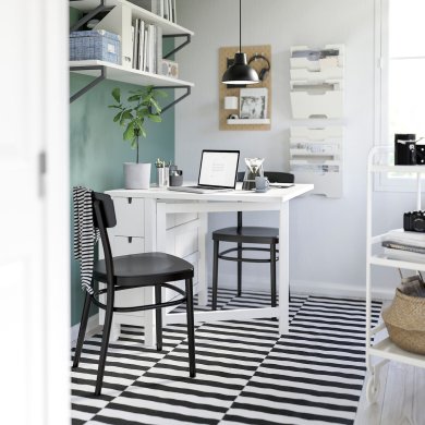 Розкладний обідній стіл Mebel NORDEN Білий - 6 IKEA Розкладний обідній стіл Mebel NORDEN Білий (ИКЕА НОРДЕН) 10423886 фото - 6