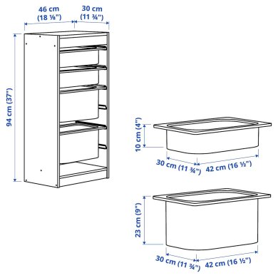 IKEA TROFAST (ИКЕА ТРОФАСТ) 89515086 фото - 2