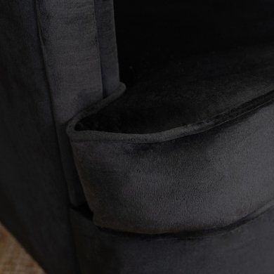 Крісло м'яке Mebel Elit KLARIS 2 Welur Чорний ME.KLARIS2/CZ/V/FW фото - 13