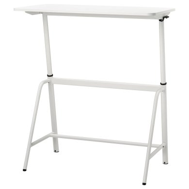 IKEA Письменный стол для работы сидя/стоя GLADHOJDEN Белый (ИКЕА ГЛАДХОЙДЕН) 30493939 фото - 3