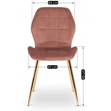 Обідній стілець Mebel Elit IRYS Welur 2 Рожевий ME.IRYS/R/ZL/V/K фото - 9
