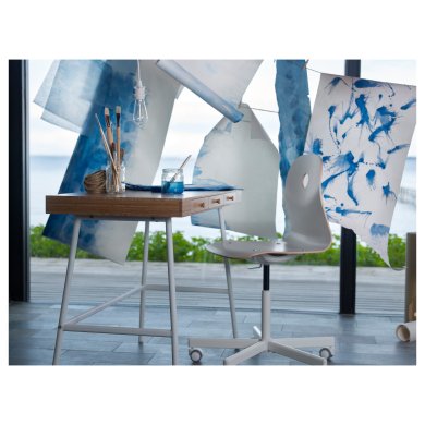 Письменный стол LILLASEN Бамбук - 18 IKEA Письменный стол LILLASEN Бамбук (ИКЕА ЛИЛЛАСЕН) 90278277 фото - 18