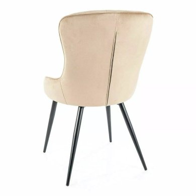 Обеденный стул Signal LOTUS Welur Бежевый LOTUSVCBE фото - 2