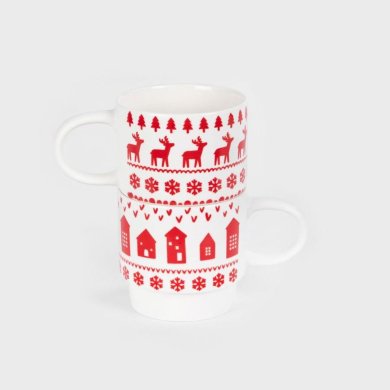 Набор кружек Homla CANAMA 400 мл 2 шт Принт - 2 Набор кружек Homla CANAMA 400 мл 2 шт Принт 230841 фото - 2