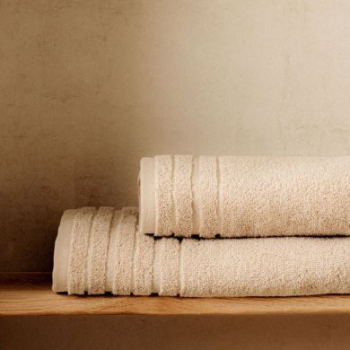 Полотенце для тела Homla CLAT NEW 70x130 см Бежевый 213381 фото - 5