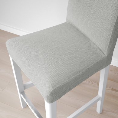 Барний стілець BERGMUND Світло-сірий - 11 IKEA Барний стілець BERGMUND Світло-сірий (ИКЕА БЕРГМУНД) 39388203 фото - 11