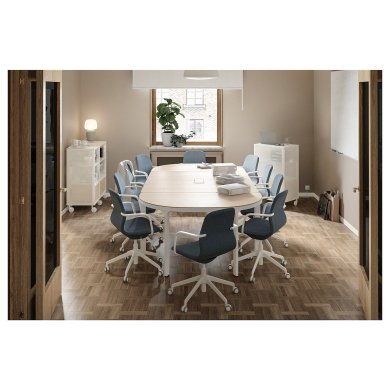 IKEA Офісне крісло LANGFJALL Синій (ИКЕА ЛАНГФЬЯЛЛЬ) 69252769 фото - 21