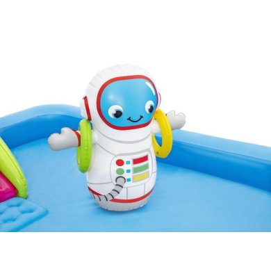 Надувной детский бассейн Bestway 53126 LITTLE ASTRONAUT 228х206x84 см Голубой BES53126 фото - 2