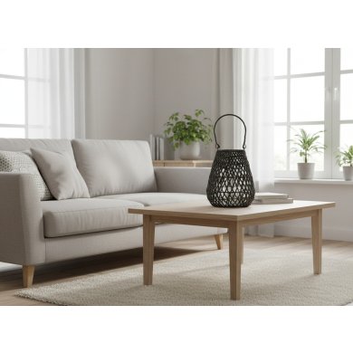 Подсвечник-фонарь Garden Line 20x25 см Черный ILS1258 фото - 2