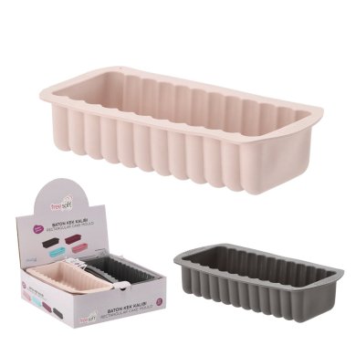 Форма для випікання Chomik 27x14,3x6,7 см | Сірий - 2 Форма для випікання Chomik 27x14,3x6,7 см | Сірий OKY0214/gray фото - 2