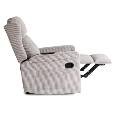 Кресло мягкое раскладное массажное с реклайнером Mebel Elit SEBASTIAN Velvet Серый ME.SEBASTIAN/P/SZTR/FW фото - 6