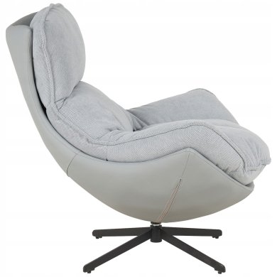 Крісло м'яке поворотне Kontrast JASPER 3D Світло-сірий 5.01.84533 фото - 2