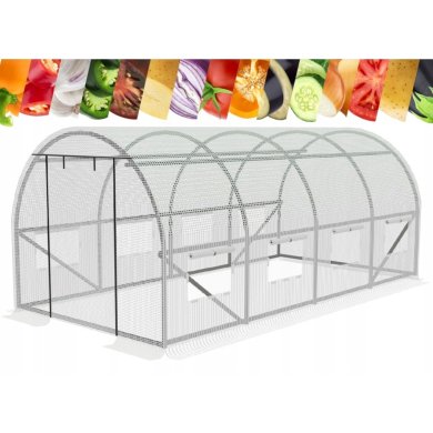 Парник теплица Garden Line 6x3x2 м Белый - 3 Парник теплица Garden Line 6x3x2 м Белый TUN5214 фото - 3