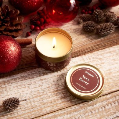 Свічка Homla LESLI 6x4 см | Червоний 200450 фото - 6