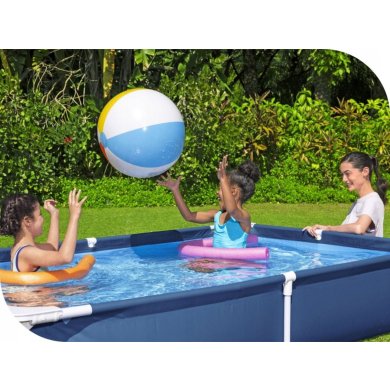 Детский каркасный бассейн Bestway 56401 STEEL PRO 221х150х43 см Синий - 4 Детский каркасный бассейн Bestway 56401 STEEL PRO 221х150х43 см Синий BES56401 фото - 4