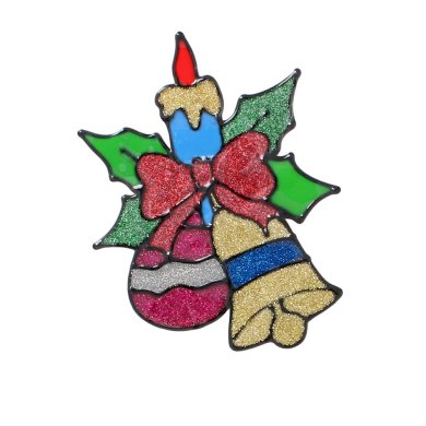 Набор рождественских наклейок Chomik 6 шт Разноцветный LEJ1894 фото - 8