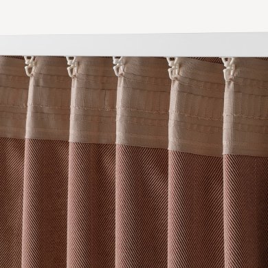 IKEA Шторы TIBAST 145x300 см 2 шт Темно-красный (ИКЕА ТИБАСТ) 50466666 фото - 8