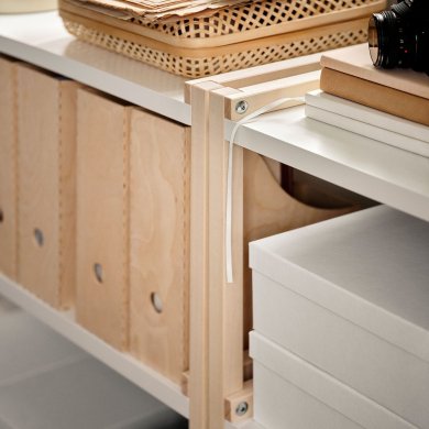 IKEA Стеллаж EKENABBEN Белый (ИКЕА ЭКЕНАББЕН) 10487816 фото - 6