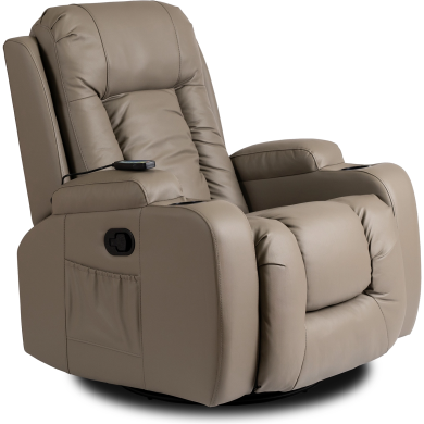 Кресло мягкое раскладное массажное с реклайнером Mebel Elit BOX Серый ME.BOX/P/E/FW фото - 2