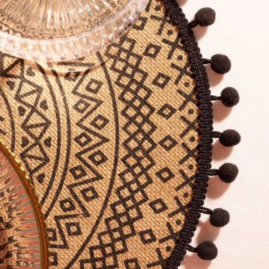 Сервировочный коврик Homla DEWI 38 см Черный 200639 фото - 3