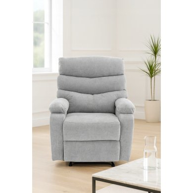 Кресло мягкое раскладное с реклайнером Kontrast VERA Серый 5.01.84816 фото - 11