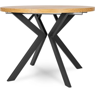 Розкладний обідній стіл Mebel Elit LUKAS Дуб золотий ME.LUKAS/DZ/CZ/S фото - 3