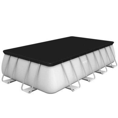 Каркасний басейн Bestway 56671  POWER STEEL 488x244x122 см Сірий BES56671 фото - 2