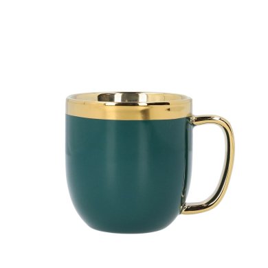 Кружка з ложечкою Homla SINNES 280 мл | Смарагдовий / Золотий - 2 Кружка з ложечкою Homla SINNES 280 мл | Смарагдовий / Золотий 164315 фото - 2