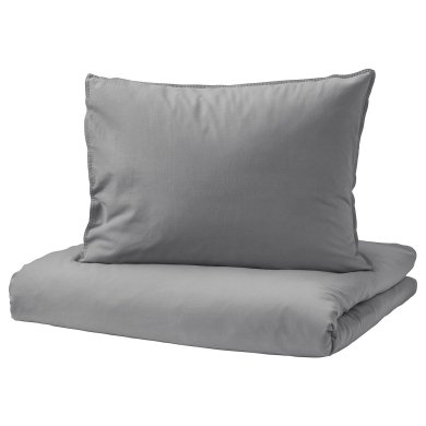 IKEA Комплект постельного белья ANGSLILJA 150х200 см Серый (ИКЕА ÄNGSLILJA) 30318667