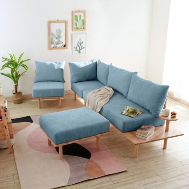 Пуф Homla SERI Блакитний 226241 фото - 5