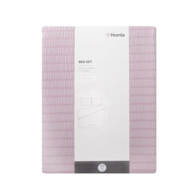Комплект постільної білизни Homla NARO 160x200 см Рожевий 213396 фото - 6
