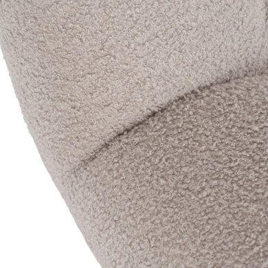 Кресло мягкое поворотное Mebel Elit SONNY Boucle Серый ME.SONNY/P/ZL/TB/FW фото - 6