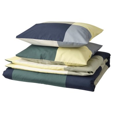IKEA Комплект постельного белья BRUNKRISSLA 200x200 см Зеленый (ИКЕА БРУНКРИССЛ) 30554796