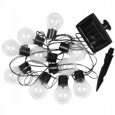 Декоративна гірлянда на сонячній батареї Garden Line 10 LED 1,8 м Холодний-білий SOL3590 фото - 3