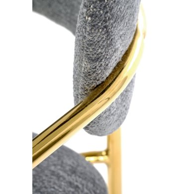 Обідній стілець Halmar K537 Попелястий V-CH-K/537-KR-POPIELATY фото - 8