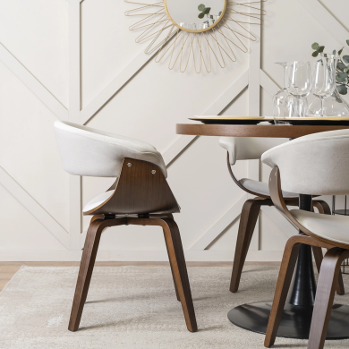 Обеденный стул Mebel Elit GARY Welur Бежевый - 9 Обеденный стул Mebel Elit GARY Welur Бежевый ME.GARY/BZ/O/V/DG/K фото - 9