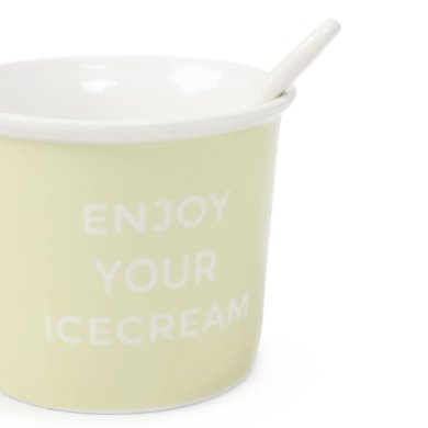 Стакан для мороженого Homla GUMMY SUMMER 200 мл Желтый 222940 фото - 2