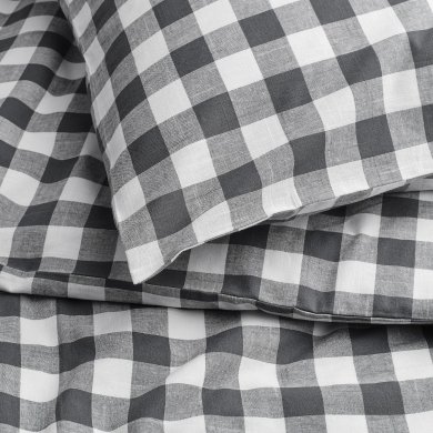 IKEA Комплект постельного белья EKTANDVINGE 150х200 см Антрацит (ИКЕА ЭКТАНДВИНГЕ) 10585398 фото - 2