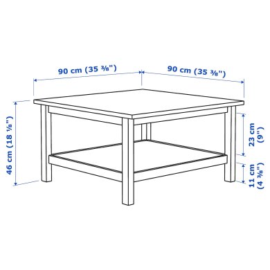 Журнальный стол HEMNES Дерево - 10 IKEA Журнальный стол HEMNES Дерево (ИКЕА ХЕМНЭС) 30413495 фото - 10