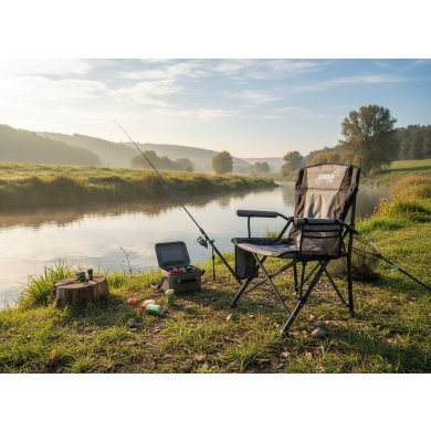 Складное рыбацкое кресло Garden Line LEZ6365 Серый LEZ6365 фото - 3