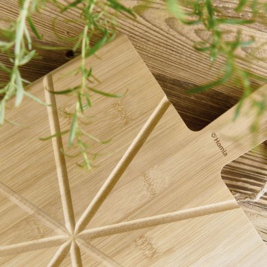 Разделочная доска для пици Homla BAMBOU 43х39,5 см Дерево - 4 Разделочная доска для пици Homla BAMBOU 43х39,5 см Дерево 229362 фото - 4