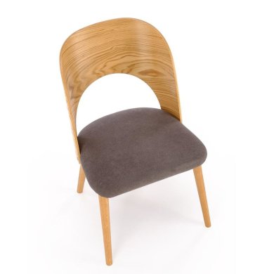 Обеденный стул Halmar CADIZ Пепельный - 7 Обеденный стул Halmar CADIZ Пепельный V-PL-CADIZ-NATURALNY/POPIEL фото - 7