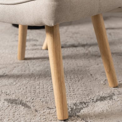 Крісло м'яке з підставкою Mebel Elit LOZANO 2 Бежевий - 11 Крісло м'яке з підставкою Mebel Elit LOZANO 2 Бежевий ME.LOZANO2/BZ/DK/T/FW фото - 11