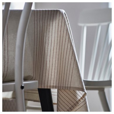 IKEA Скатерть VIPPSTARR 150x150 см Бежевый (ИКЕА VIPPSTARR) 40559185 фото - 6