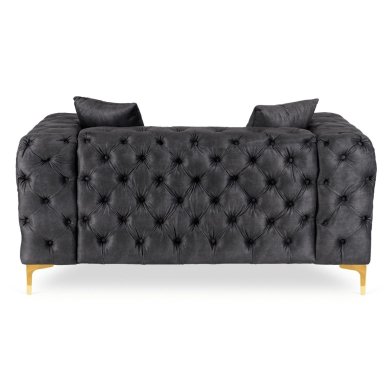 Диван Mebel Elit SORRENTO 2S Чорний ME.SORRENTO2S/CZ/V/SOF фото - 4