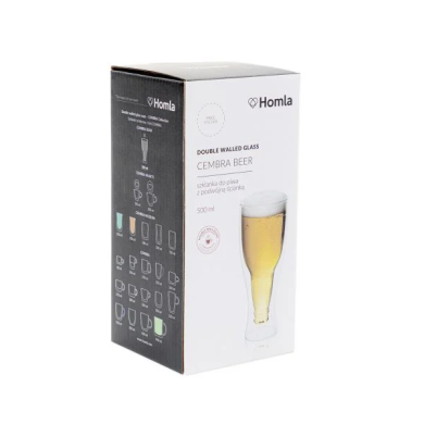 Келих для пива Homla CEMBRA BEER 500 мл | Прозорий 214056 фото - 4