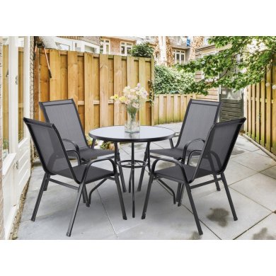 Комплект садових меблів Garden Line RANG Чорний TIH3377 фото - 5